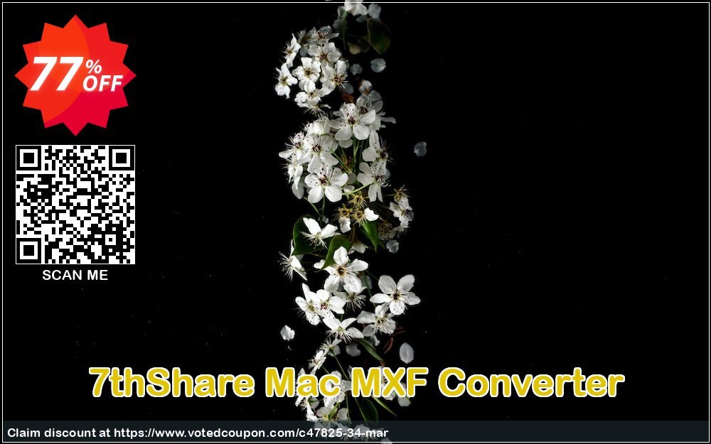 7thShare MAC MXF Converter Coupon, discount 60% discount7thShare Mac MXF Converter. Promotion: 