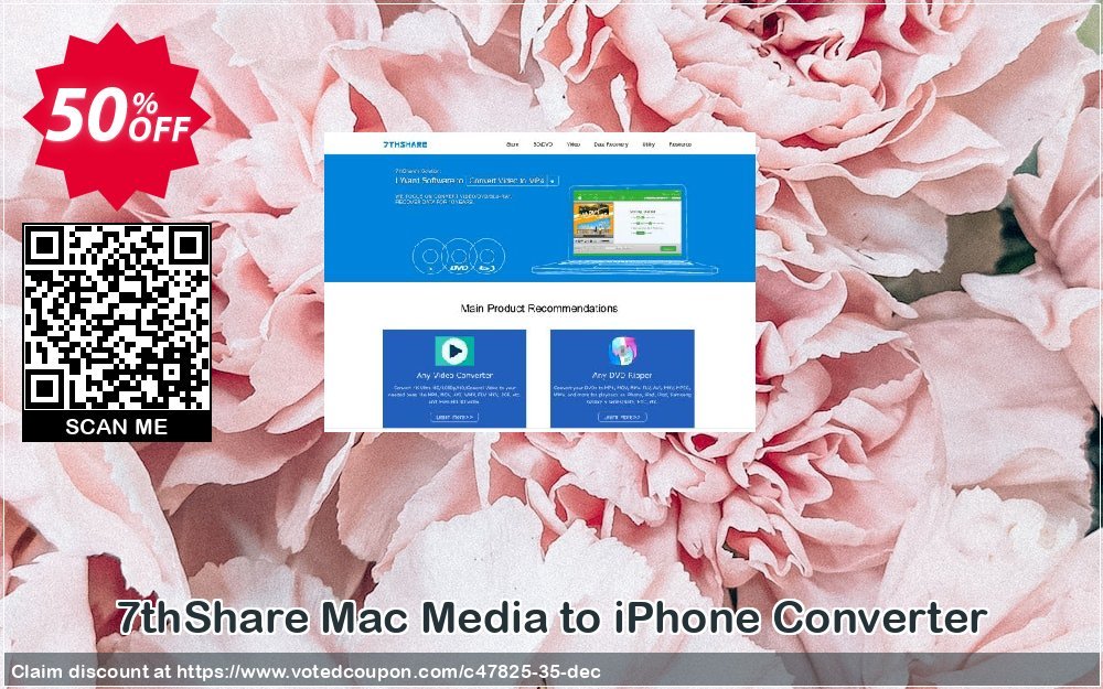 7thShare MAC Media to iPhone Converter Coupon, discount 50% Off Discount. Promotion: 