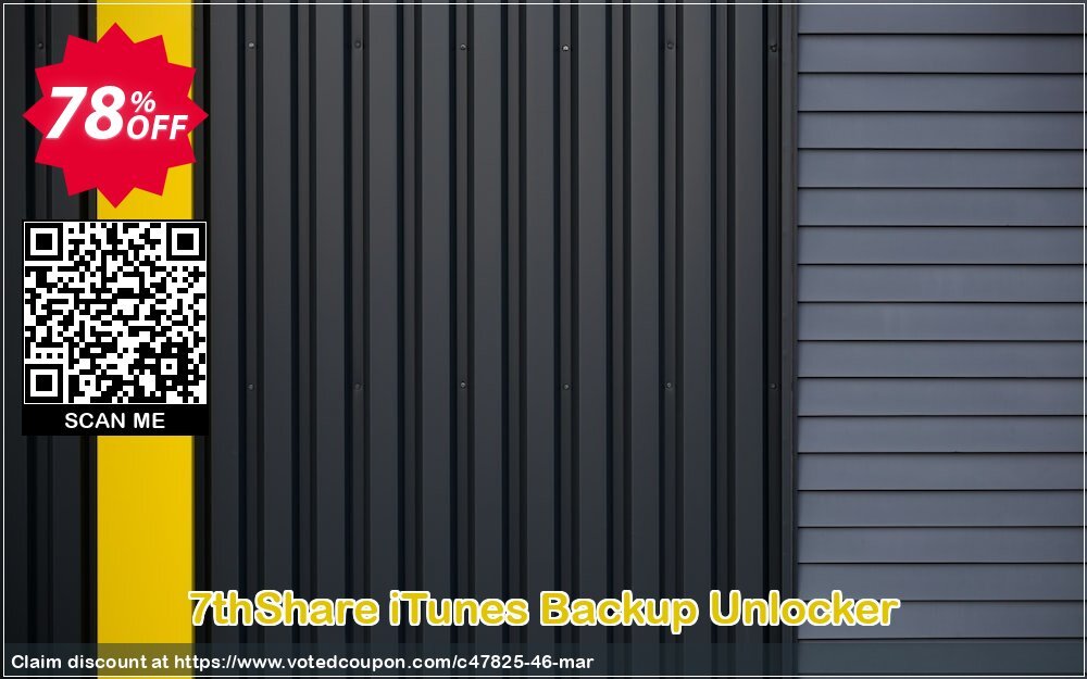 7thShare iTunes Backup Unlocker Coupon Code Apr 2024, 78% OFF - VotedCoupon