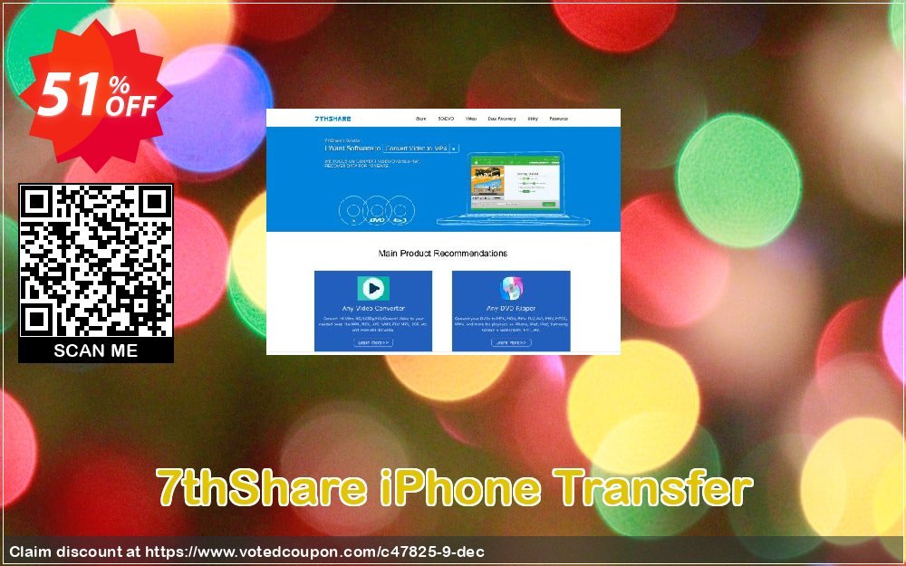 7thShare iPhone Transfer Coupon, discount 50% Off Discount. Promotion: 