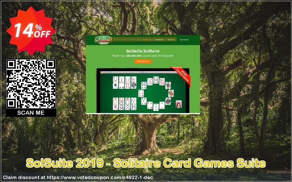 SolSuite 2019 - Solitaire Card Games Suite Coupon, discount TreeCardGames SolSuite coupon 4922. Promotion: TreeCardGames SolSuite coupon discount