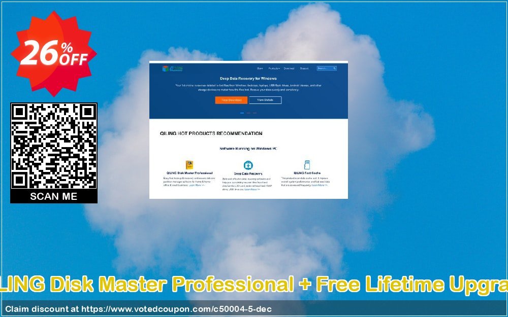 QILING Disk Master Professional + Free Lifetime Upgrade Coupon, discount TZ Computers1. Promotion: 