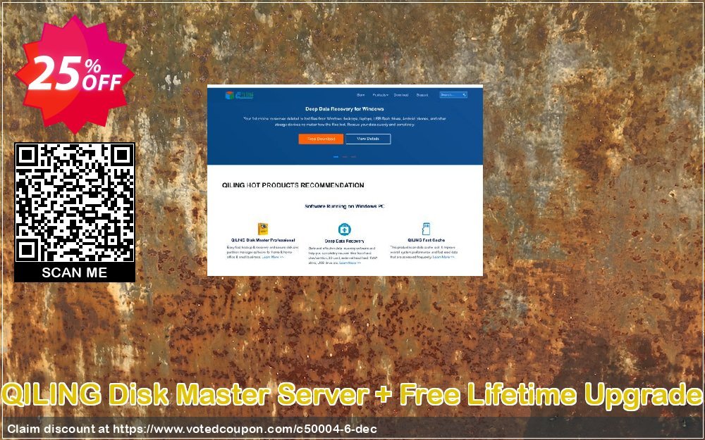 QILING Disk Master Server + Free Lifetime Upgrade Coupon, discount TZ Computers1. Promotion: 
