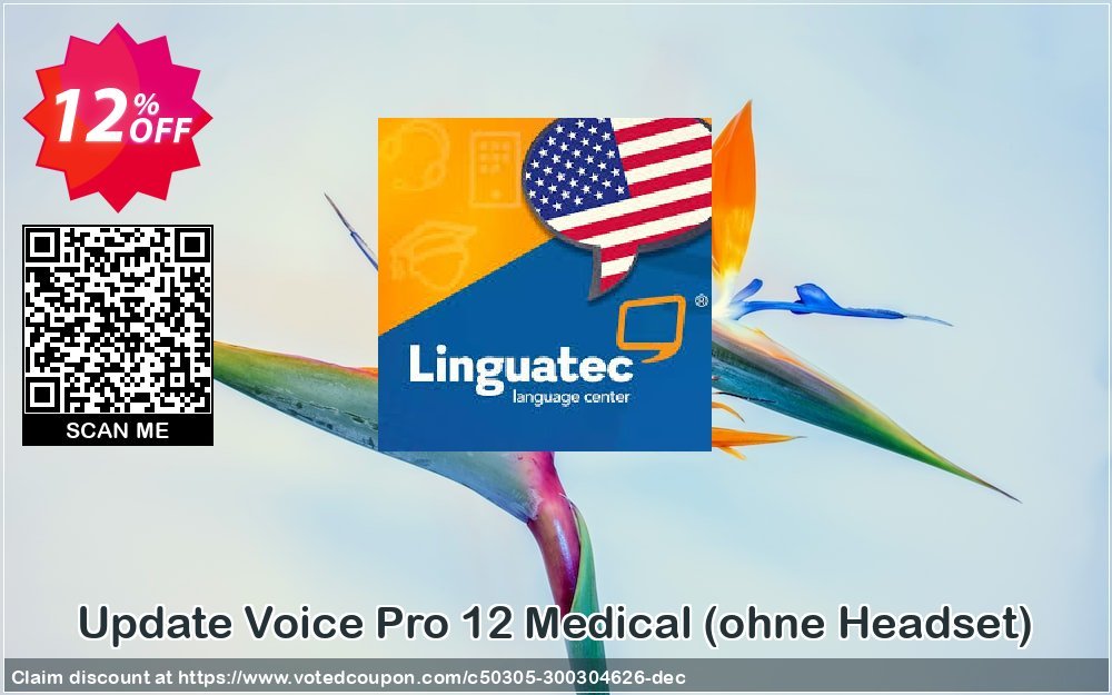 Update Voice Pro 12 Medical, ohne Headset  Coupon, discount Coupon code Update Voice Pro 12 Medical (ohne Headset). Promotion: Update Voice Pro 12 Medical (ohne Headset) offer from Linguatec