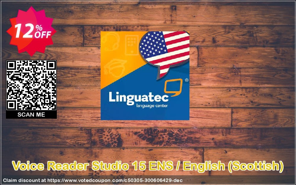 Voice Reader Studio 15 ENS / English, Scottish  Coupon, discount Coupon code Voice Reader Studio 15 ENS / English (Scottish). Promotion: Voice Reader Studio 15 ENS / English (Scottish) offer from Linguatec