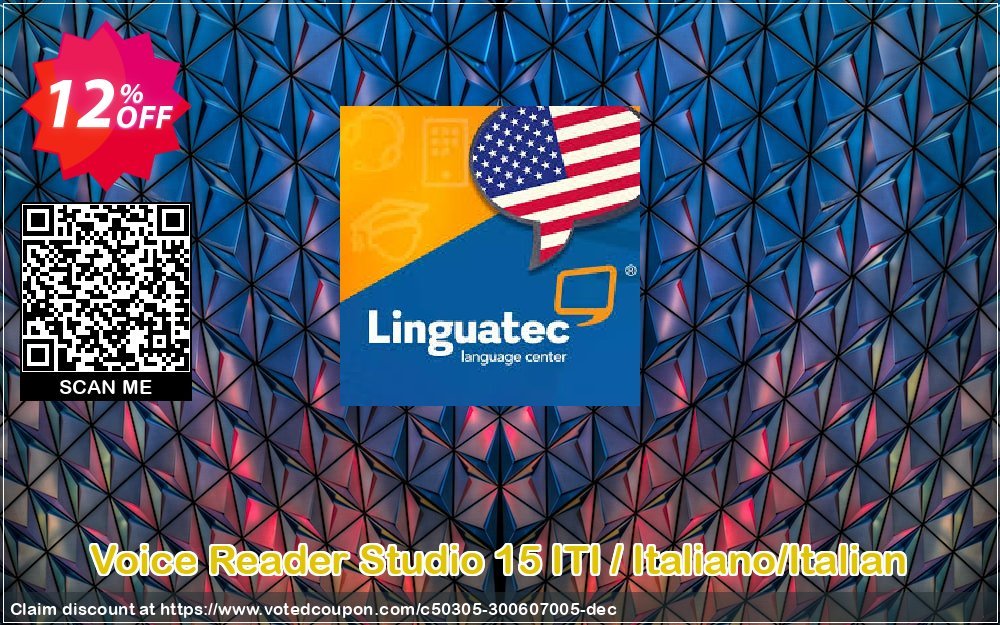 Voice Reader Studio 15 ITI / Italiano/Italian Coupon, discount Coupon code Voice Reader Studio 15 ITI / Italiano/Italian. Promotion: Voice Reader Studio 15 ITI / Italiano/Italian offer from Linguatec