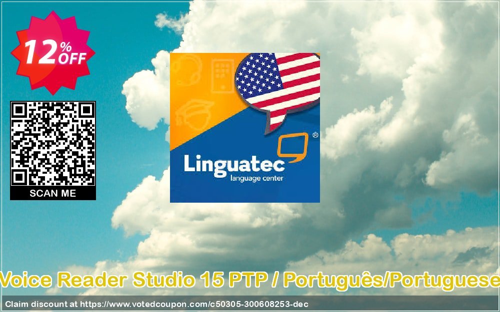 Voice Reader Studio 15 PTP / Português/Portuguese Coupon, discount Coupon code Voice Reader Studio 15 PTP / Português/Portuguese. Promotion: Voice Reader Studio 15 PTP / Português/Portuguese offer from Linguatec