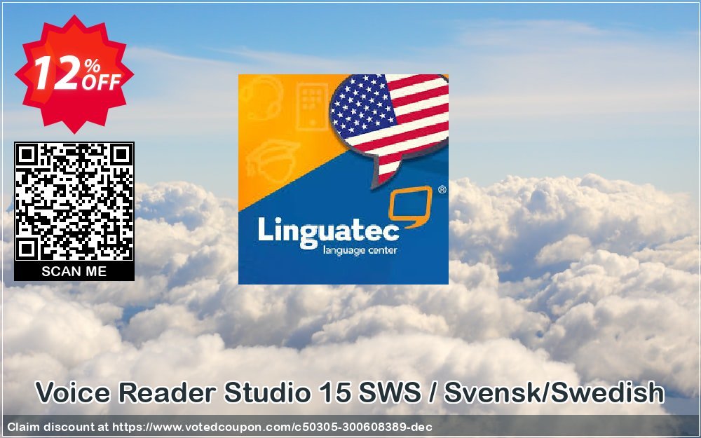 Voice Reader Studio 15 SWS / Svensk/Swedish Coupon, discount Coupon code Voice Reader Studio 15 SWS / Svensk/Swedish. Promotion: Voice Reader Studio 15 SWS / Svensk/Swedish offer from Linguatec