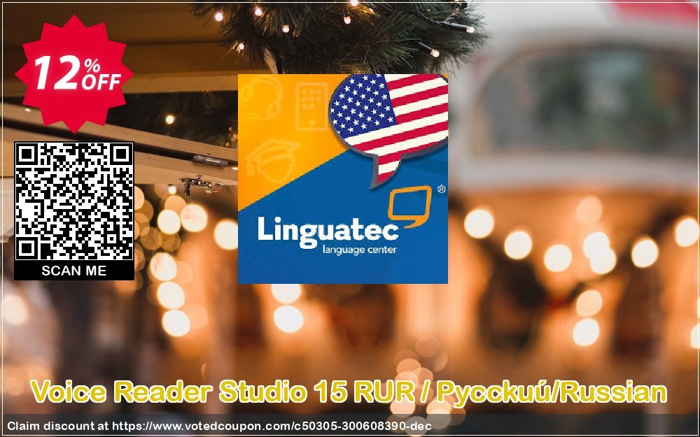 Voice Reader Studio 15 RUR / Pycckuú/Russian Coupon, discount Coupon code Voice Reader Studio 15 RUR / Pycckuú/Russian. Promotion: Voice Reader Studio 15 RUR / Pycckuú/Russian offer from Linguatec