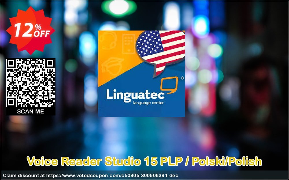 Voice Reader Studio 15 PLP / Polski/Polish Coupon, discount Coupon code Voice Reader Studio 15 PLP / Polski/Polish. Promotion: Voice Reader Studio 15 PLP / Polski/Polish offer from Linguatec