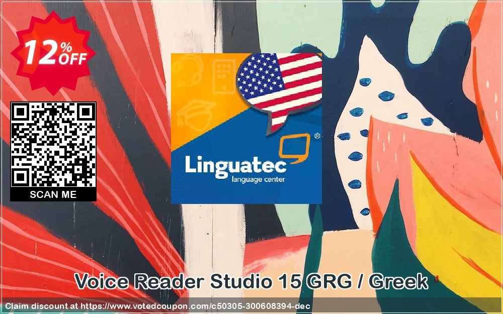 Voice Reader Studio 15 GRG / Greek Coupon, discount Coupon code Voice Reader Studio 15 GRG / Greek. Promotion: Voice Reader Studio 15 GRG / Greek offer from Linguatec