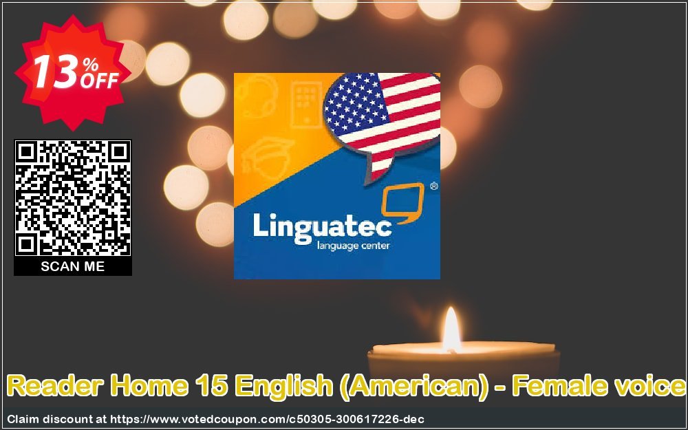 Voice Reader Home 15 English, American - Female voice /Ava/ Coupon, discount Coupon code Voice Reader Home 15 English (American) - Female voice [Ava]. Promotion: Voice Reader Home 15 English (American) - Female voice [Ava] offer from Linguatec