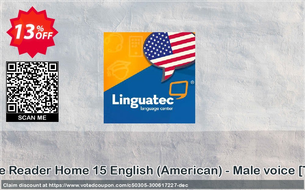 Voice Reader Home 15 English, American - Male voice /Tom/ Coupon, discount Coupon code Voice Reader Home 15 English (American) - Male voice [Tom]. Promotion: Voice Reader Home 15 English (American) - Male voice [Tom] offer from Linguatec