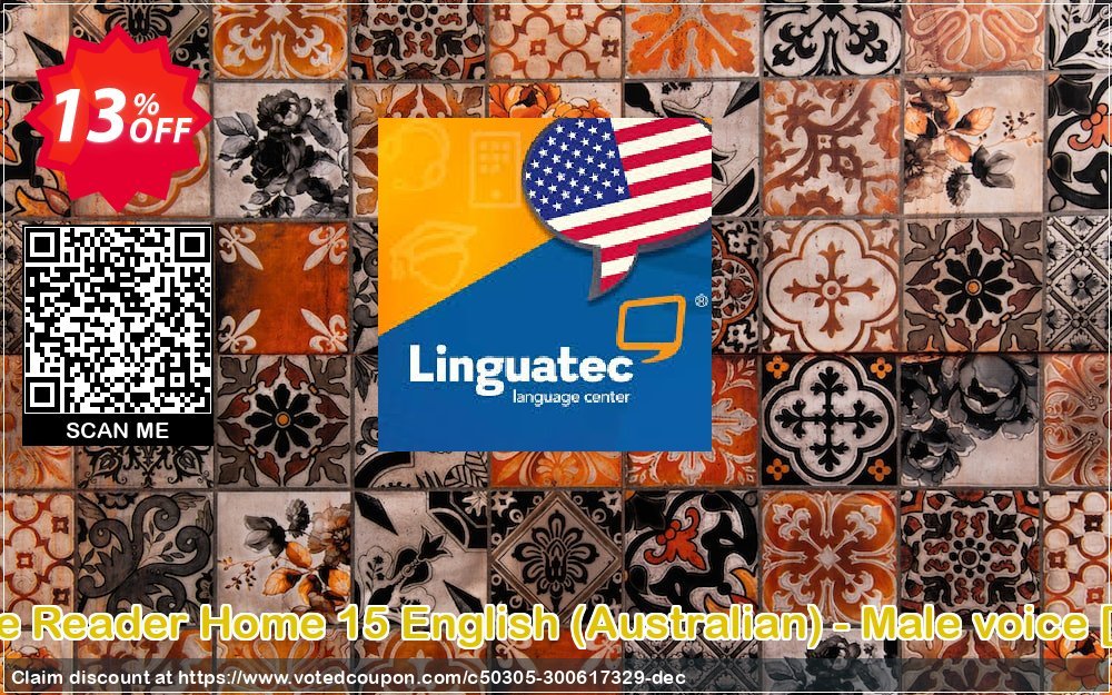 Voice Reader Home 15 English, Australian - Male voice /Lee/ Coupon, discount Coupon code Voice Reader Home 15 English (Australian) - Male voice [Lee]. Promotion: Voice Reader Home 15 English (Australian) - Male voice [Lee] offer from Linguatec