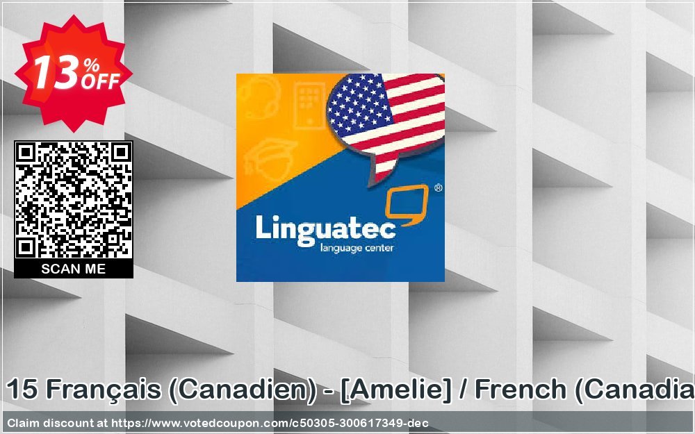 Voice Reader Home 15 Français, Canadien - /Amelie/ / French, Canadian - Female /Amelie/ Coupon, discount Coupon code Voice Reader Home 15 Français (Canadien) - [Amelie] / French (Canadian) - Female [Amelie]. Promotion: Voice Reader Home 15 Français (Canadien) - [Amelie] / French (Canadian) - Female [Amelie] offer from Linguatec