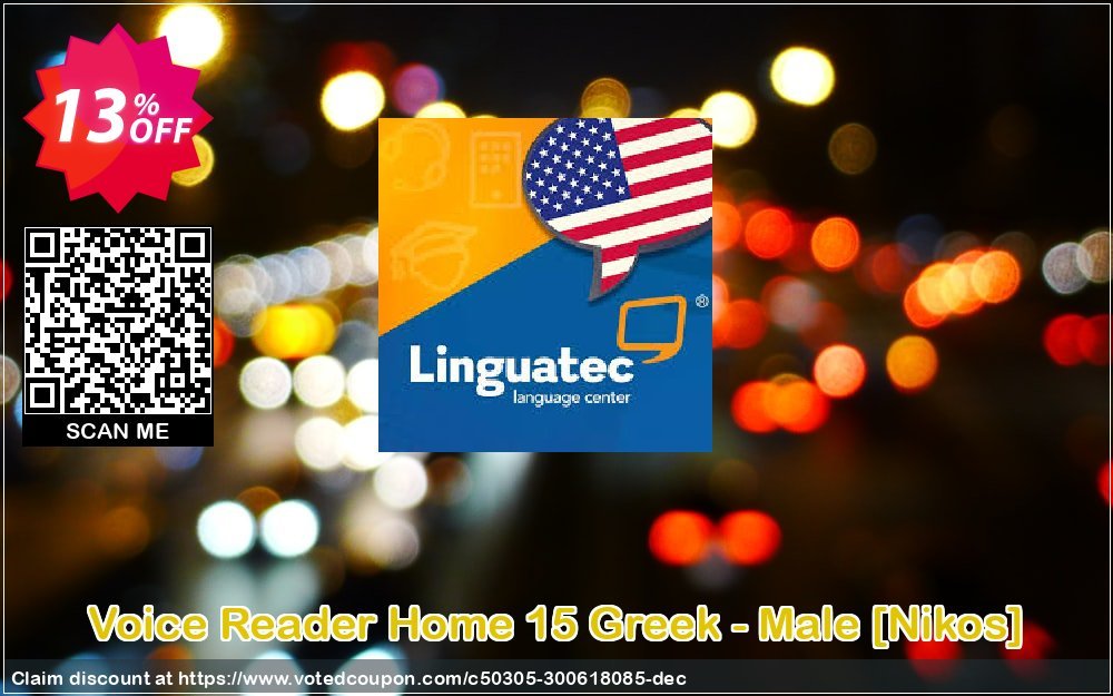 Voice Reader Home 15 Greek - Male /Nikos/ Coupon, discount Coupon code Voice Reader Home 15 Greek - Male [Nikos]. Promotion: Voice Reader Home 15 Greek - Male [Nikos] offer from Linguatec