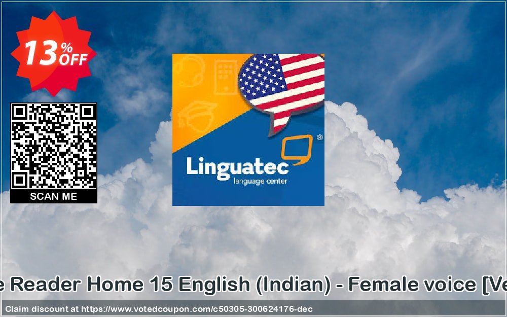 Voice Reader Home 15 English, Indian - Female voice /Veena/ Coupon, discount Coupon code Voice Reader Home 15 English (Indian) - Female voice [Veena]. Promotion: Voice Reader Home 15 English (Indian) - Female voice [Veena] offer from Linguatec