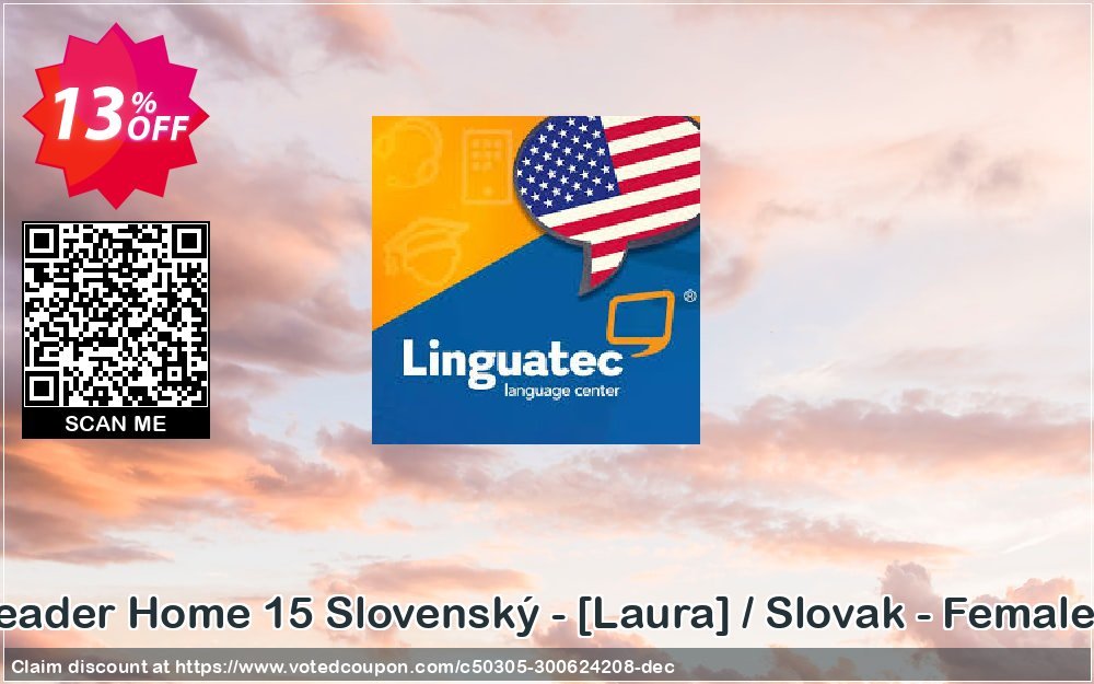 Voice Reader Home 15 Slovenský - /Laura/ / Slovak - Female /Laura/ Coupon, discount Coupon code Voice Reader Home 15 Slovenský - [Laura] / Slovak - Female [Laura]. Promotion: Voice Reader Home 15 Slovenský - [Laura] / Slovak - Female [Laura] offer from Linguatec