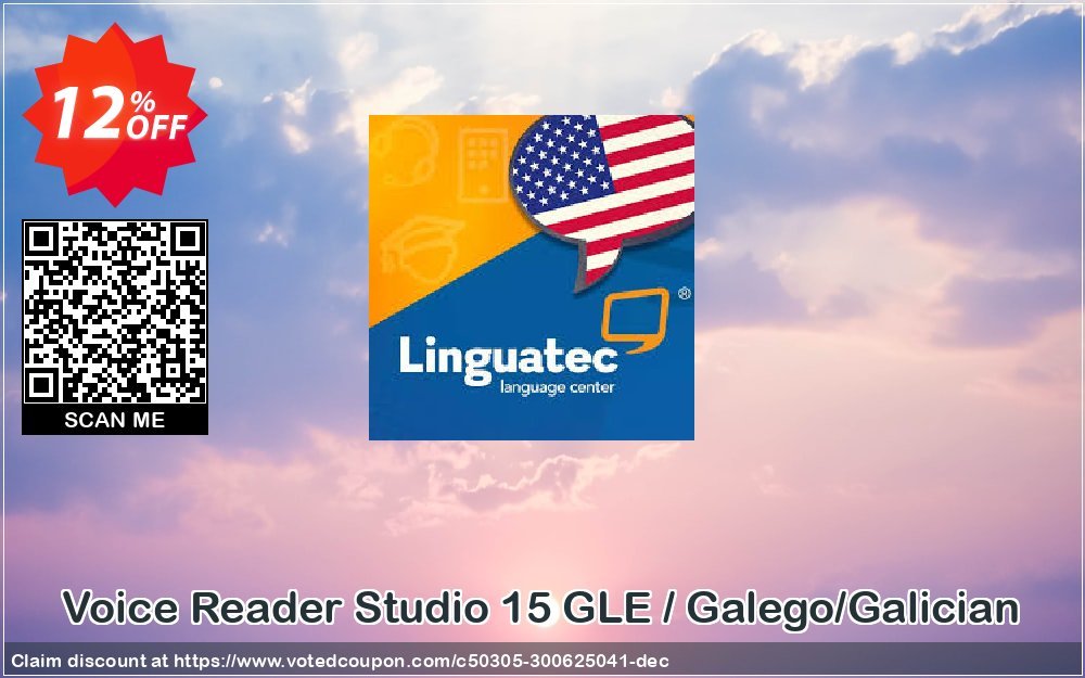 Voice Reader Studio 15 GLE / Galego/Galician Coupon, discount Coupon code Voice Reader Studio 15 GLE / Galego/Galician. Promotion: Voice Reader Studio 15 GLE / Galego/Galician offer from Linguatec