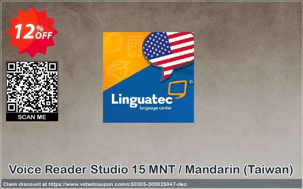 Voice Reader Studio 15 MNT / Mandarin, Taiwan  Coupon, discount Coupon code Voice Reader Studio 15 MNT / Mandarin (Taiwan). Promotion: Voice Reader Studio 15 MNT / Mandarin (Taiwan) offer from Linguatec