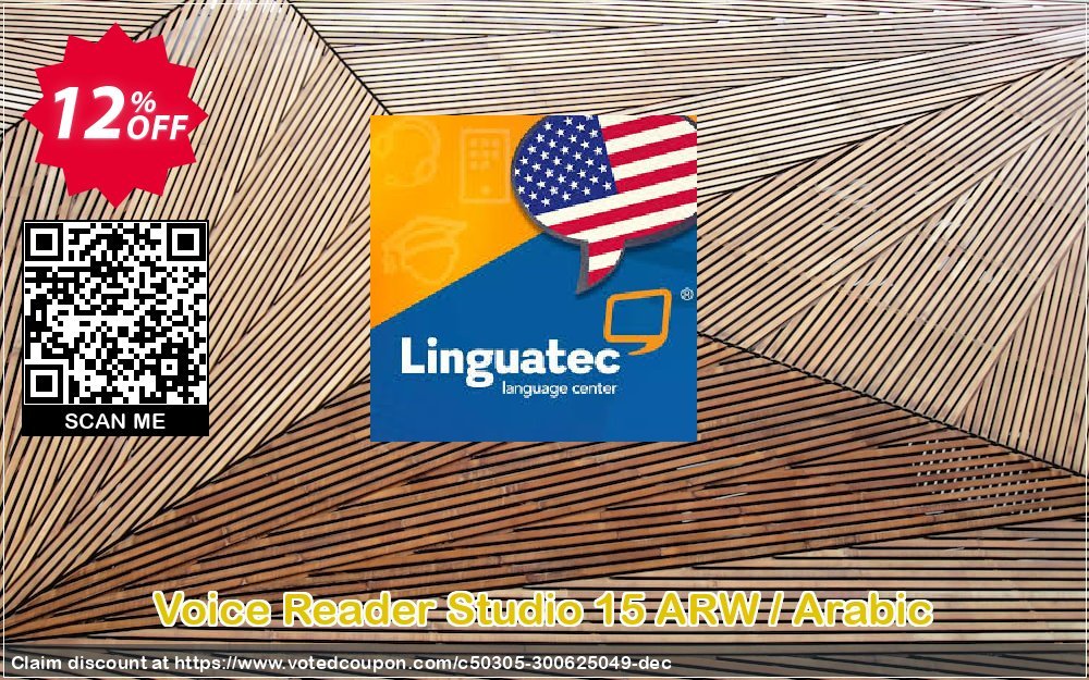 Voice Reader Studio 15 ARW / Arabic Coupon, discount Coupon code Voice Reader Studio 15 ARW / Arabic. Promotion: Voice Reader Studio 15 ARW / Arabic offer from Linguatec