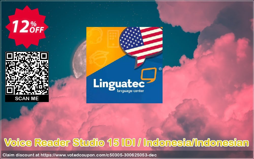 Voice Reader Studio 15 IDI / Indonesia/Indonesian Coupon, discount Coupon code Voice Reader Studio 15 IDI / Indonesia/Indonesian. Promotion: Voice Reader Studio 15 IDI / Indonesia/Indonesian offer from Linguatec