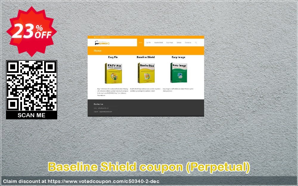Baseline Shield coupon, Perpetual  Coupon, discount Half off. Promotion: 50% Off