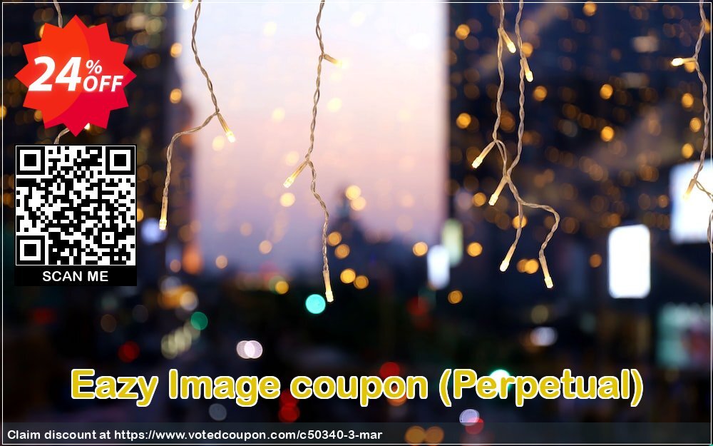 Eazy Image coupon, Perpetual  Coupon, discount Half off. Promotion: 50% Off