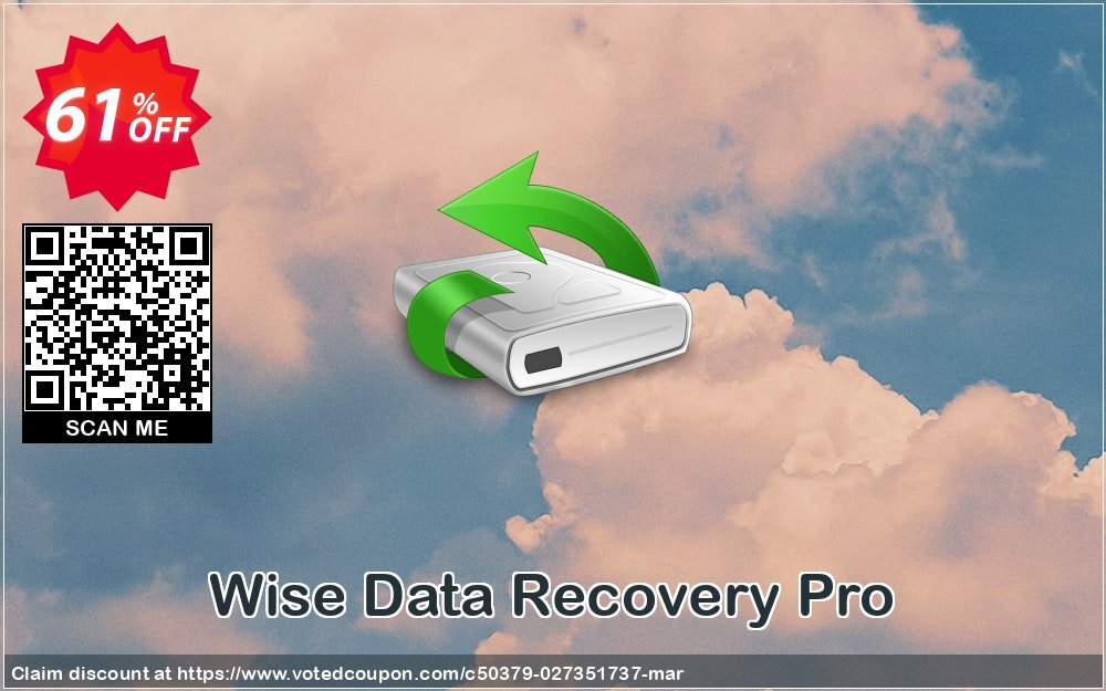 Wise Data Recovery Pro Coupon, discount 50% OFF Wise Data Recovery Pro, verified. Promotion: Fearsome discounts code of Wise Data Recovery Pro, tested & approved