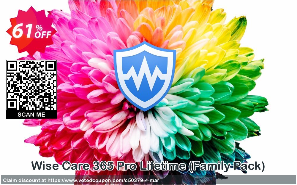 Wise Care 365 Pro Lifetime, Family Pack Coupon, discount 55% OFF Wise Care 365 Pro Lifetime (Family Pack), verified. Promotion: Fearsome discounts code of Wise Care 365 Pro Lifetime (Family Pack), tested & approved