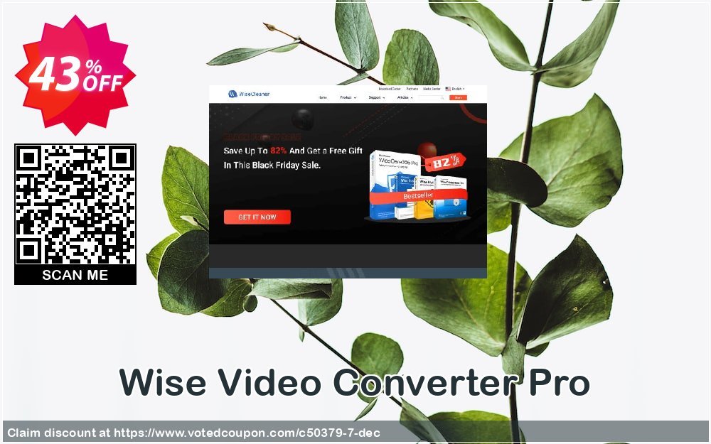 Wise Video Converter Pro Coupon, discount 40% OFF Wise Video Converter Pro, verified. Promotion: Fearsome discounts code of Wise Video Converter Pro, tested & approved