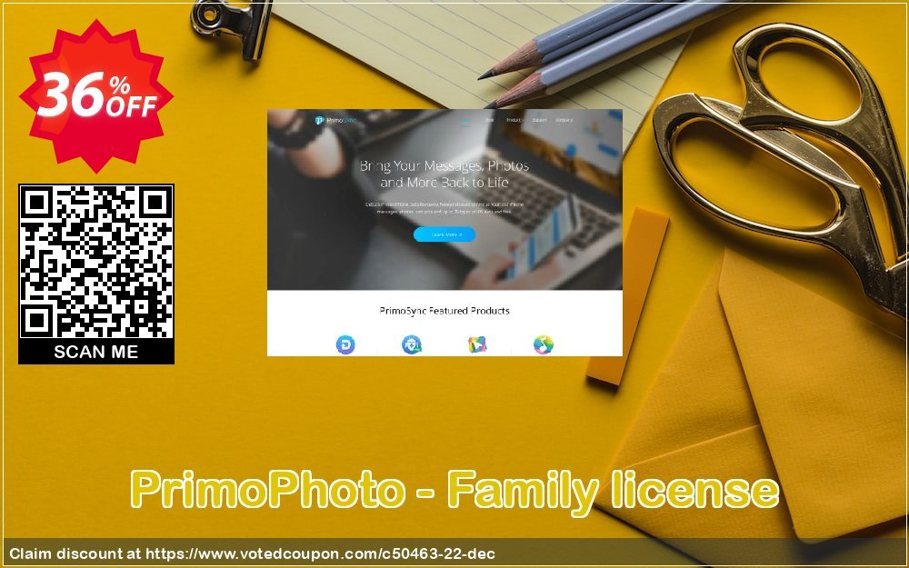 PrimoPhoto - Family Plan Coupon, discount PrimoSync discount codes (50463). Promotion: PrimoSync discount promo (50463)