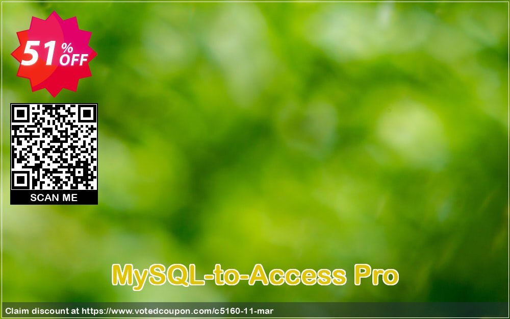 MySQL-to-Access Pro Coupon Code Apr 2024, 51% OFF - VotedCoupon