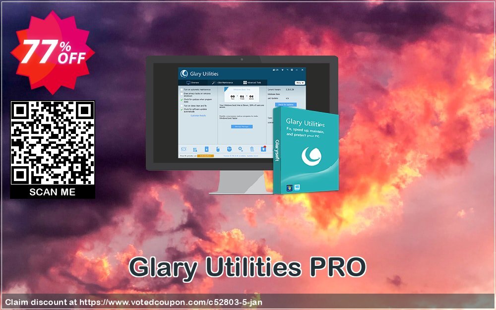 Glary Utilities PRO voted-on promotion codes