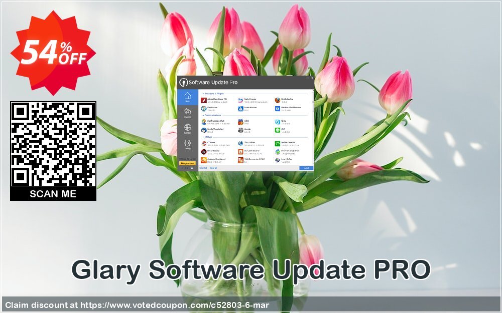 Glary Software Update PRO Coupon, discount GUP50. Promotion: Best sales code of Glary Software Update PRO, tested in February 2024