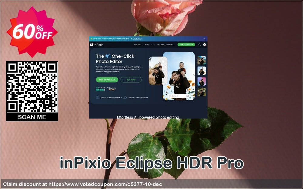inPixio Eclipse HDR Pro Coupon, discount 60% OFF inPixio Eclipse HDR Pro, verified. Promotion: Best promotions code of inPixio Eclipse HDR Pro, tested & approved