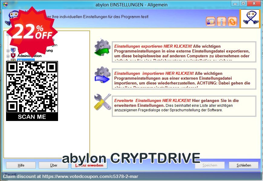 abylon CRYPTDRIVE Coupon, discount 20% OFF abylon CRYPTDRIVE, verified. Promotion: Big sales code of abylon CRYPTDRIVE, tested & approved