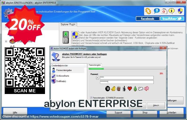 abylon ENTERPRISE Coupon, discount 20% OFF abylon ENTERPRISE, verified. Promotion: Big sales code of abylon ENTERPRISE, tested & approved