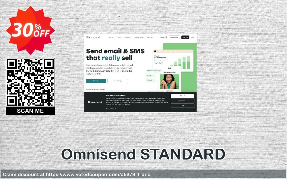Omnisend STANDARD Coupon Code Mar 2024, 30% OFF - VotedCoupon
