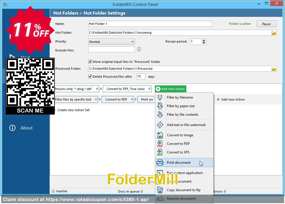 FolderMill Coupon Code May 2024, 11% OFF - VotedCoupon