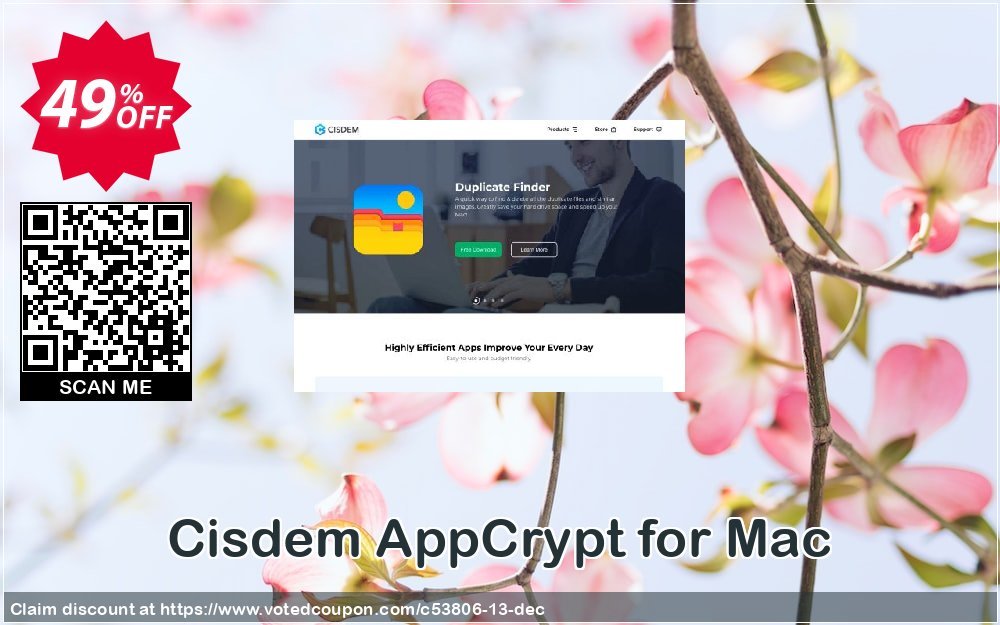 Cisdem AppCrypt for MAC Coupon, discount Cisdem AppCrypt for Mac - 1 Year License hottest promo code 2024. Promotion: Promo code of Cisdem.com