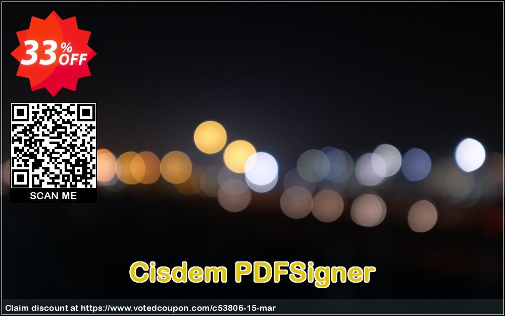 Cisdem PDFSigner Coupon Code Apr 2024, 33% OFF - VotedCoupon