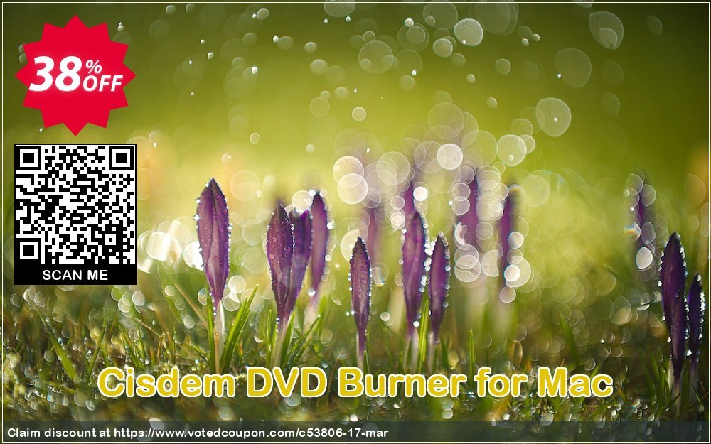 Cisdem DVD Burner for MAC Coupon Code Apr 2024, 38% OFF - VotedCoupon