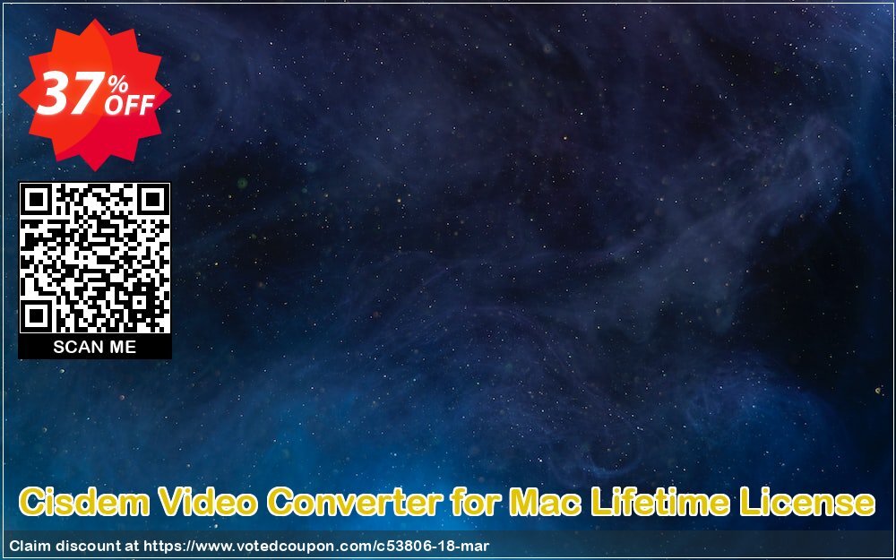 Cisdem Video Converter for MAC Lifetime Plan Coupon Code May 2024, 37% OFF - VotedCoupon