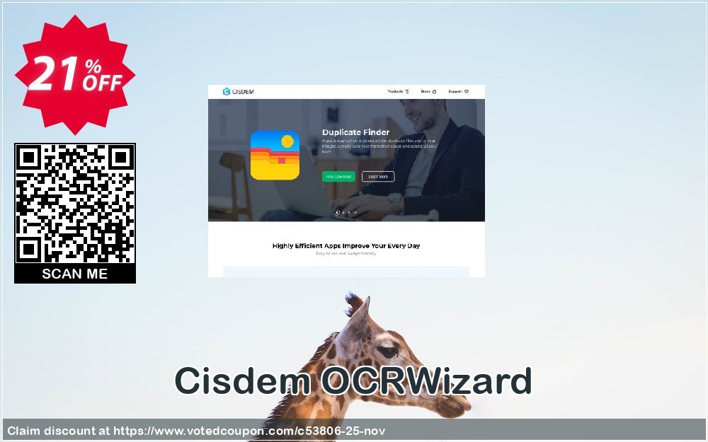 Cisdem OCRWizard Coupon, discount Cisdem OCRWizard for Mac - Single License Big discounts code 2023. Promotion: Promo code of Cisdem.com