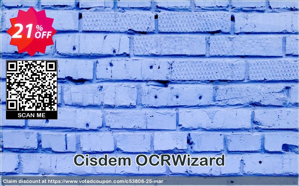 Cisdem OCRWizard Coupon, discount Cisdem OCRWizard for Mac - Single License Big discounts code 2024. Promotion: Promo code of Cisdem.com