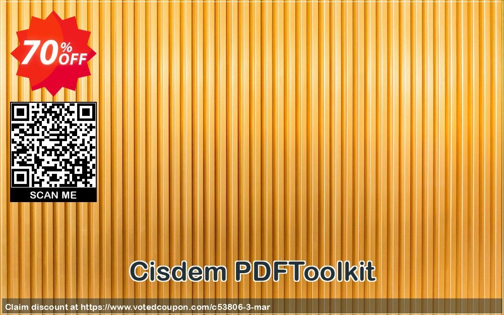 Cisdem PDFToolkit Coupon Code Apr 2024, 70% OFF - VotedCoupon