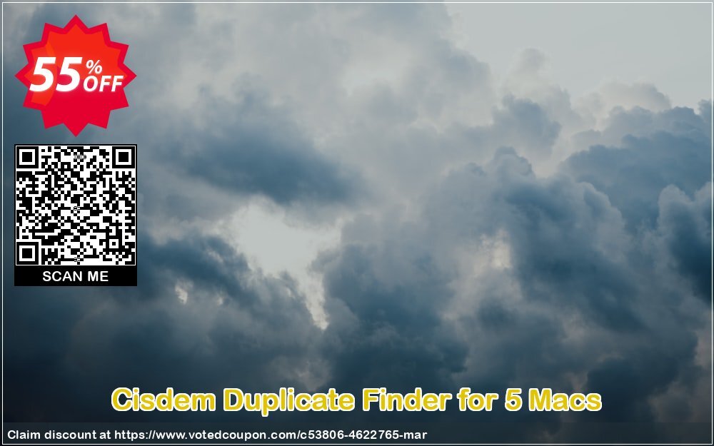 Cisdem Duplicate Finder for 5 MACs Coupon Code Apr 2024, 55% OFF - VotedCoupon