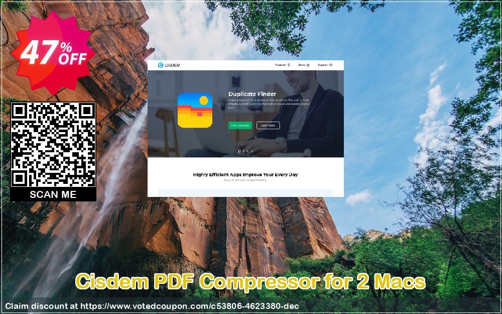 Cisdem PDF Compressor for 2 MACs Coupon, discount Cisdem PDFCompressor for Mac - License for 2 Macs awful sales code 2024. Promotion: awful sales code of Cisdem PDFCompressor for Mac - License for 2 Macs 2024