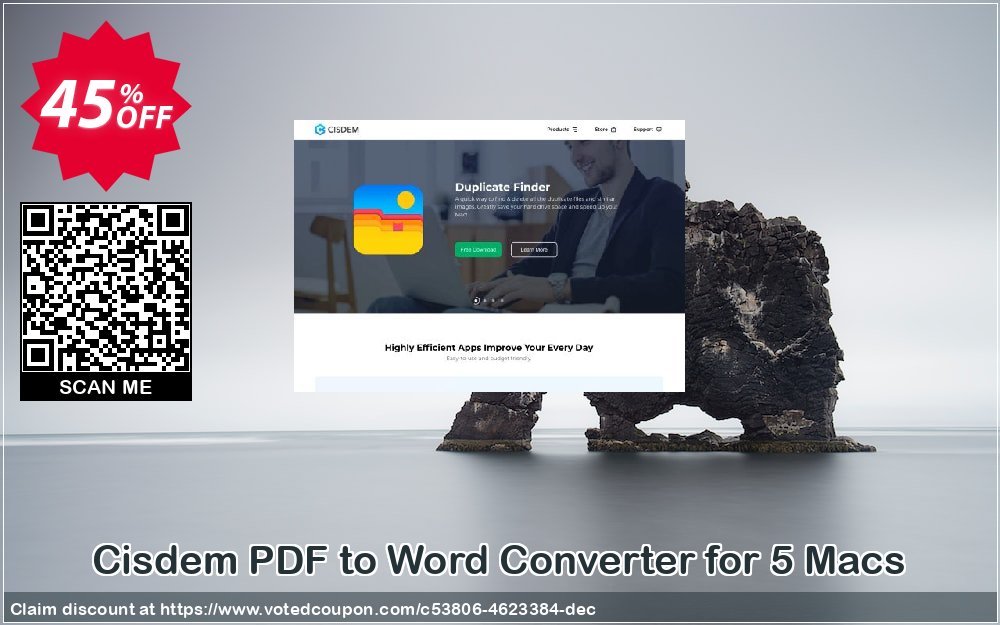 Cisdem PDF to Word Converter for 5 MACs Coupon, discount Cisdem PDFtoWordConverter for Mac - License for 5 Macs big promo code 2024. Promotion: big promo code of Cisdem PDFtoWordConverter for Mac - License for 5 Macs 2024